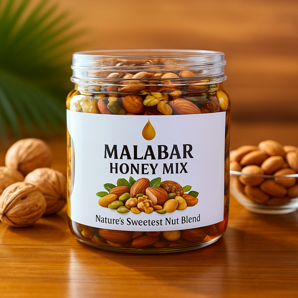 Malabar Honey Mix – Premium Nuts in Pure Honey (400g)