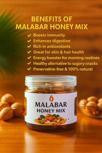 Malabar Honey Mix – Premium Nuts in Pure Honey (400g)
