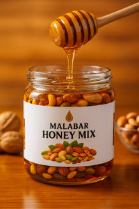 Malabar Honey Mix – Premium Nuts in Pure Honey (400g)